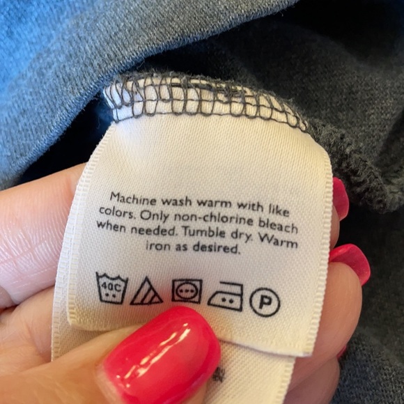 EDDIE BAUER men’s MOCK TURTLENECK COTTON KNIT shirt CHARCOAL size Large - Picture 6 of 8